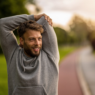 Gewohnheit sich vor dem Sport zu dehnen