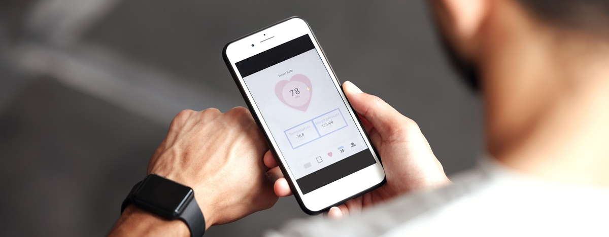 Kontrolle Smartphone und Smartwatch