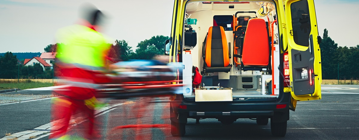 Notfall-medizinische Versorgung mit Krankentransport