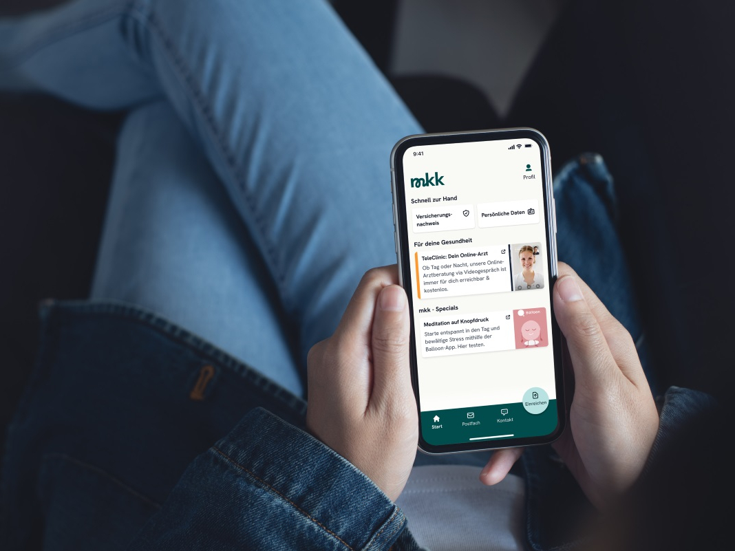 Handydisplay mit mkk App