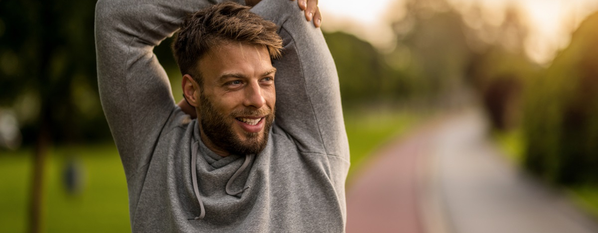 Gewohnheit sich vor dem Sport zu dehnen