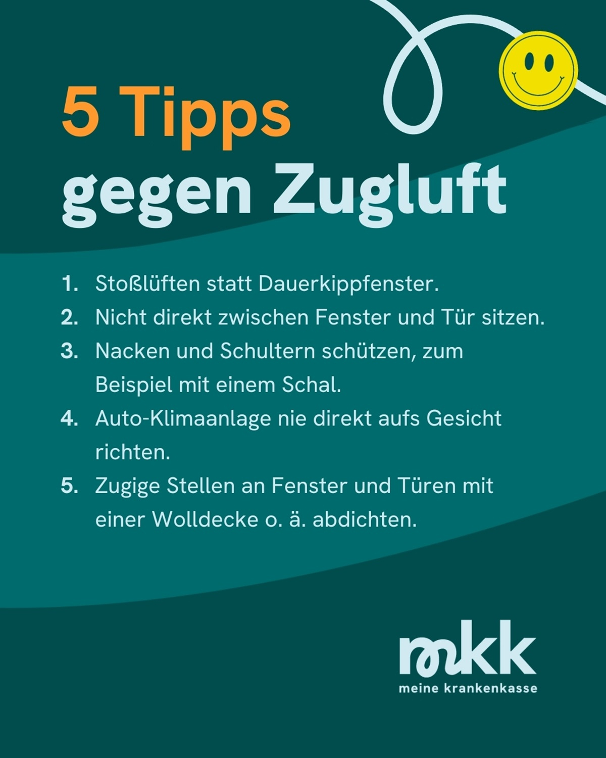 5 Tipps gegen Zugluft