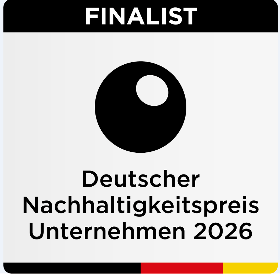 Die mkk ist Finalist beim Deutschen Nachhaltigkeitspreis 2026.